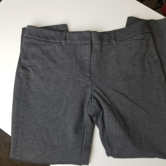 White House Black Market Slim Ankle Gray Pants 6R - Picture 10 of 16